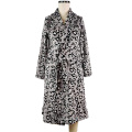 Wholesale Night Wear Custom Robes Women Long Leopard Robe